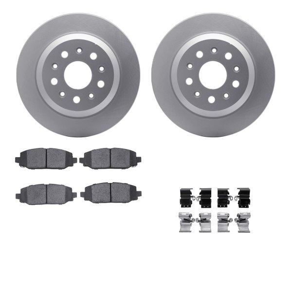  R1 Concepts® - Carbon Series Rear Brake Kit with 5000 OE Pads