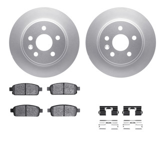 R1 Concepts® - Carbon Series Rear Brake Kit with 5000 OE Pads