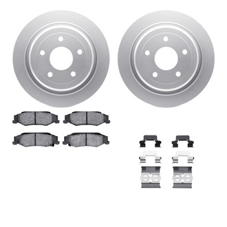 R1 Concepts® - Carbon Series Rear Brake Kit with 5000 OE Pads