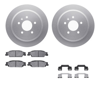 R1 Concepts® - Carbon Series Rear Brake Kit with 5000 OE Pads
