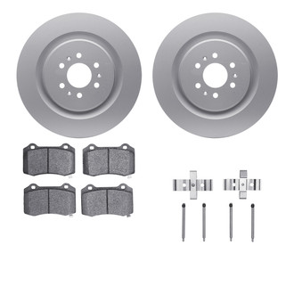 R1 Concepts® - Carbon Series Rear Brake Kit with 5000 OE Pads