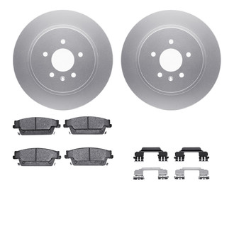 R1 Concepts® - Carbon Series Rear Brake Kit with 5000 OE Pads