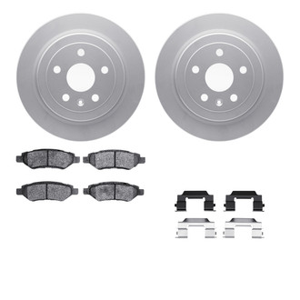 R1 Concepts® - Carbon Series Rear Brake Kit with 5000 OE Pads