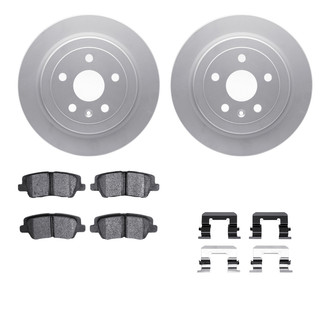 R1 Concepts® - Carbon Series Rear Brake Kit with 5000 OE Pads