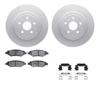 R1 Concepts® - Carbon Series Rear Brake Kit with 5000 OE Pads