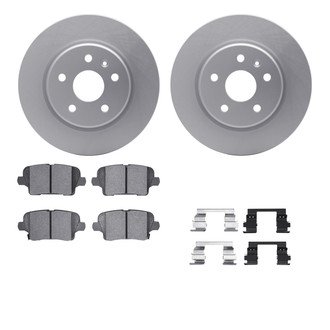 R1 Concepts® - Carbon Series Rear Brake Kit with 5000 OE Pads