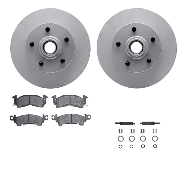  R1 Concepts® - Carbon Series Front Brake Kit with 5000 OE Pads