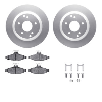 R1 Concepts® - Carbon Series Rear Brake Kit with 5000 OE Pads