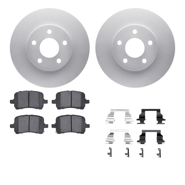  R1 Concepts® - Carbon Series Front Brake Kit with 5000 OE Pads