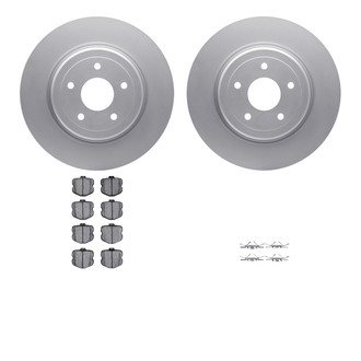 R1 Concepts® - Carbon Series Rear Brake Kit with 5000 OE Pads