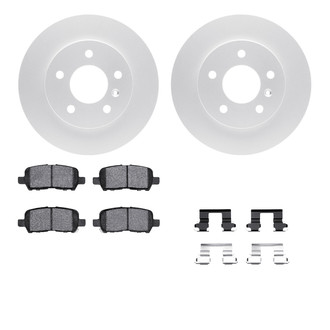 R1 Concepts® - Carbon Series Rear Brake Kit with 5000 OE Pads