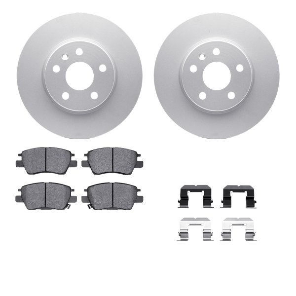  R1 Concepts® - Carbon Series Front Brake Kit with 5000 OE Pads