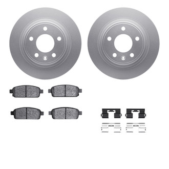 R1 Concepts® - Carbon Series Rear Brake Kit with 5000 OE Pads