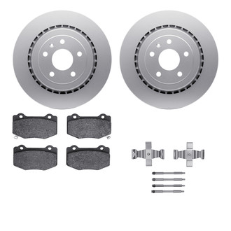 R1 Concepts® - Carbon Series Rear Brake Kit with 5000 OE Pads