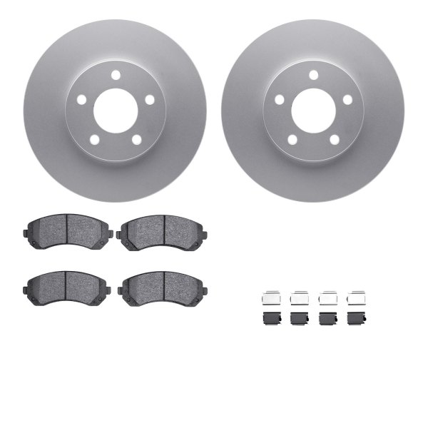  R1 Concepts® - Carbon Series Front Brake Kit with 5000 OE Pads