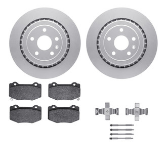 R1 Concepts® - Carbon Series Rear Brake Kit with 5000 OE Pads