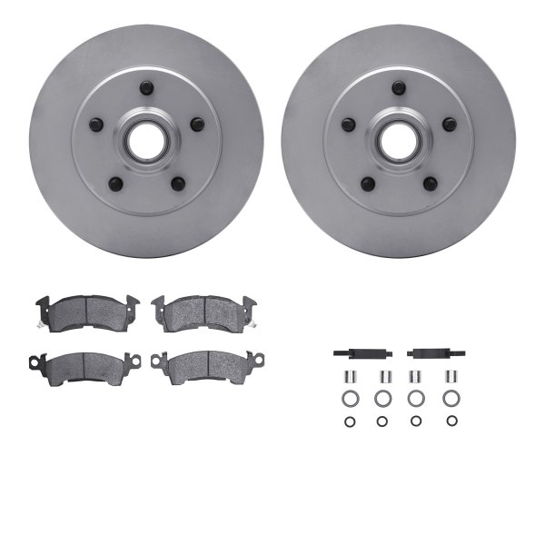  R1 Concepts® - Carbon Series Front Brake Kit with 5000 OE Pads