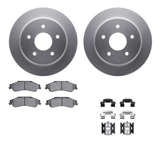 R1 Concepts® - Carbon Series Rear Brake Kit with 5000 OE Pads