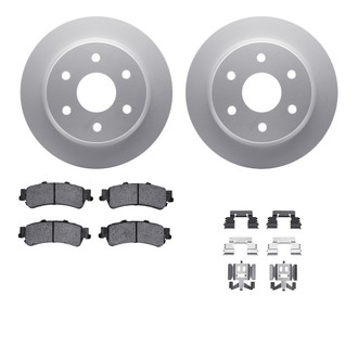R1 Concepts® - Carbon Series Rear Brake Kit with 5000 OE Pads