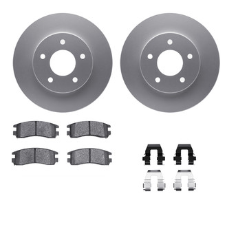 R1 Concepts® - Carbon Series Rear Brake Kit with 5000 OE Pads
