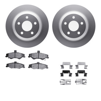 R1 Concepts® - Carbon Series Rear Brake Kit with 5000 OE Pads