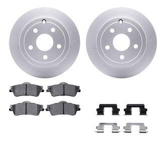 R1 Concepts® - Carbon Series Rear Brake Kit with 5000 OE Pads