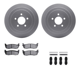 R1 Concepts® - Carbon Series Rear Brake Kit with 5000 OE Pads