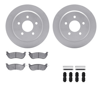 R1 Concepts® - Carbon Series Rear Brake Kit with 5000 OE Pads