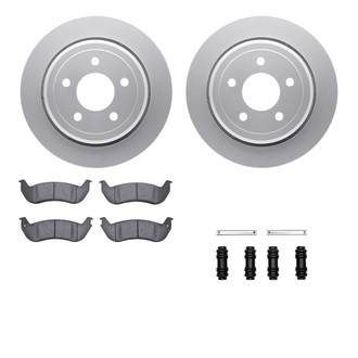 R1 Concepts® - Carbon Series Rear Brake Kit with 5000 OE Pads