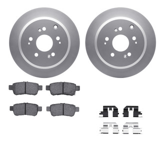 R1 Concepts® - Carbon Series Rear Brake Kit with 5000 OE Pads