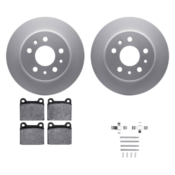 R1 Concepts® - Carbon Series Rear Brake Kit with 5000 OE Pads