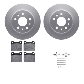 R1 Concepts® - Carbon Series Rear Brake Kit with 5000 OE Pads