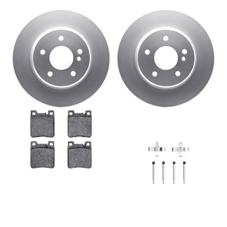 R1 Concepts® - Carbon Series Rear Brake Kit with 5000 OE Pads