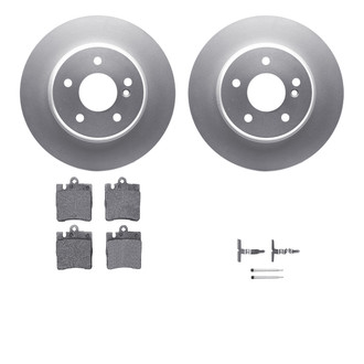 R1 Concepts® - Carbon Series Rear Brake Kit with 5000 OE Pads