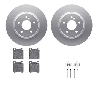 R1 Concepts® - Carbon Series Rear Brake Kit with 5000 OE Pads