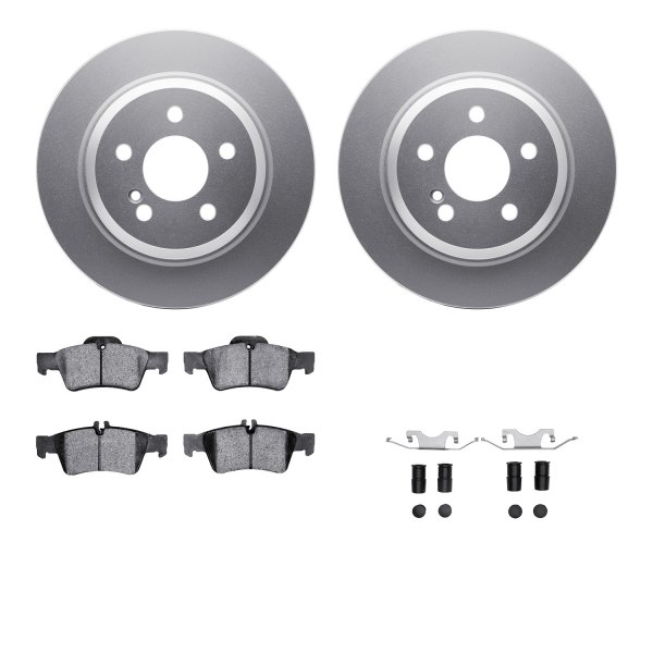  R1 Concepts® - Carbon Series Rear Brake Kit with 5000 OE Pads