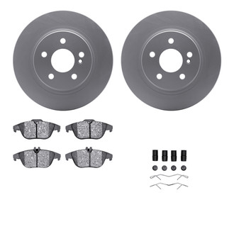R1 Concepts® - Carbon Series Rear Brake Kit with 5000 OE Pads