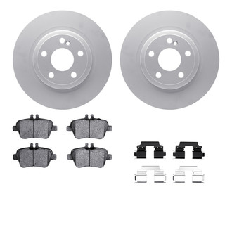 R1 Concepts® - Carbon Series Rear Brake Kit with 5000 OE Pads