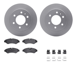 R1 Concepts® - Carbon Series Rear Brake Kit with 5000 OE Pads