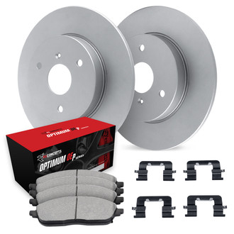 R1 Concepts® - Front Brake Kit with Optimum OE Pads