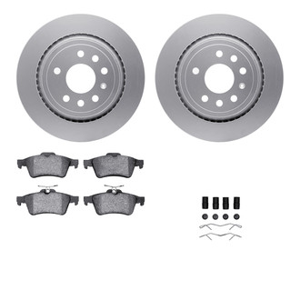 R1 Concepts® - Carbon Series Rear Brake Kit with 5000 OE Pads