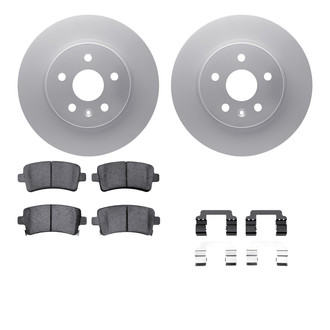 R1 Concepts® - Carbon Series Rear Brake Kit with 5000 OE Pads