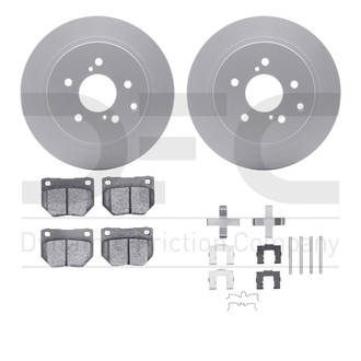R1 Concepts® - Carbon Series Rear Brake Kit with 5000 OE Pads