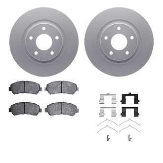 R1 Concepts® WDUH1-67111 - Carbon Series Front Brake Kit with 5000 OE Pads