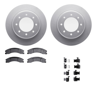 R1 Concepts® - Carbon Series Rear Brake Kit with 5000 OE Pads