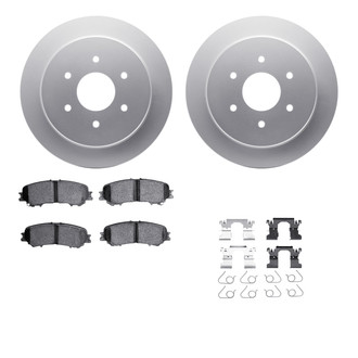 R1 Concepts® - Carbon Series Rear Brake Kit with 5000 OE Pads