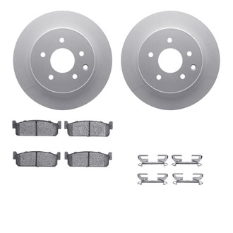 R1 Concepts® - Carbon Series Rear Brake Kit with 5000 OE Pads
