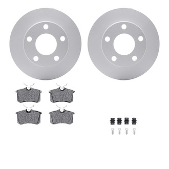 R1 Concepts® - Carbon Series Rear Brake Kit with 5000 OE Pads