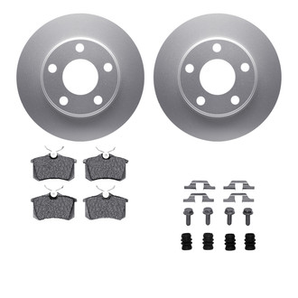 R1 Concepts® - Carbon Series Rear Brake Kit with 5000 OE Pads