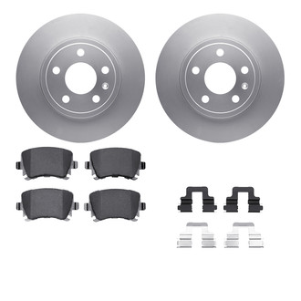 R1 Concepts® - Carbon Series Rear Brake Kit with 5000 OE Pads